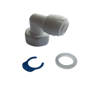 Acople Rapido Sanitario Codo 1/2" Rosca Hembra