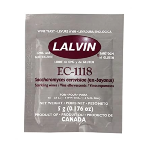 Levadura vino Lalvin EC-1118 - 5gr