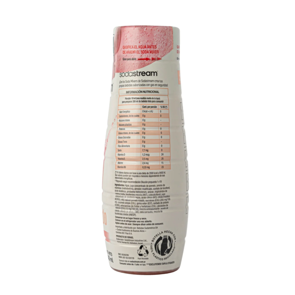 Sodastream Saborizante Soda Mixer Pomelo - Imagen 2