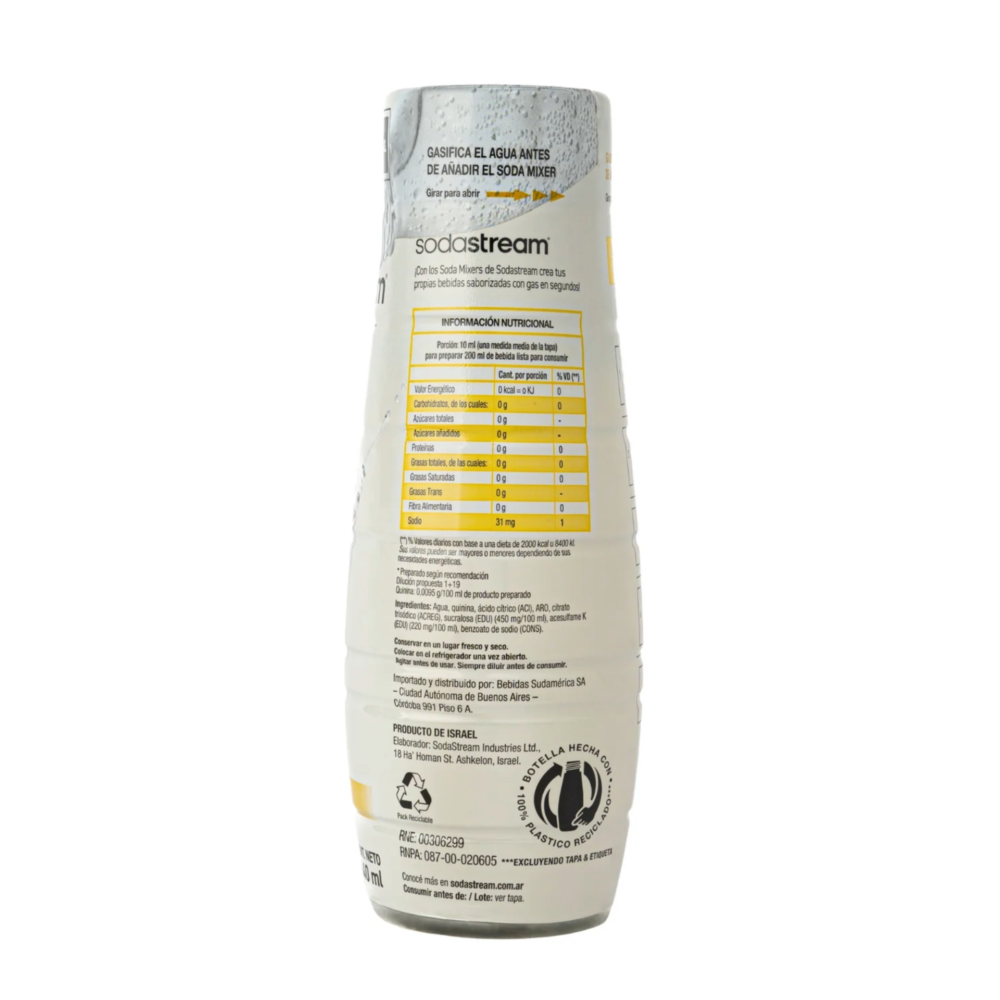 Sodastream Saborizante Soda mixer Tónica - Imagen 2