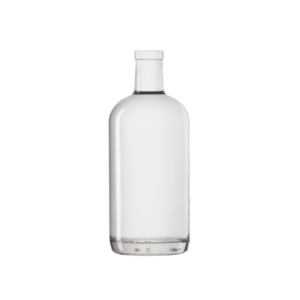 Botella de vidrio 750ml Transparente - Modelo Barrica