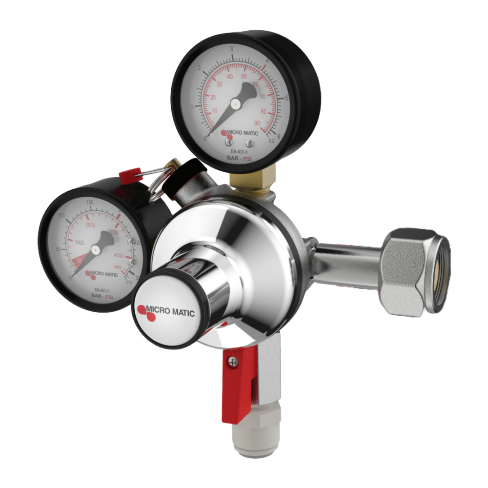 Regulador co2 Micromatic con acople rapido