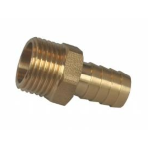 Teton de bronce Rosca 1/2" macho - salida 3/8"