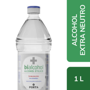 Alcohol Tridestilado Extra Neutro 1L Porta - Bialcohol